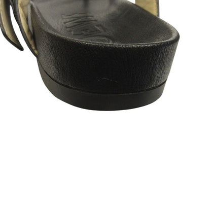 Loewe Ease Sandal Shu-z Shoes Anagram hmm to Leather 35 Black LadySecond — view 6