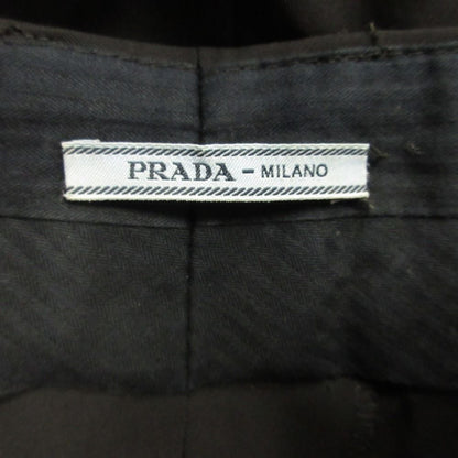 Prada vinegarlele Pants Trousers Balogo Ahmmle 38 Black LadySecond — view 6