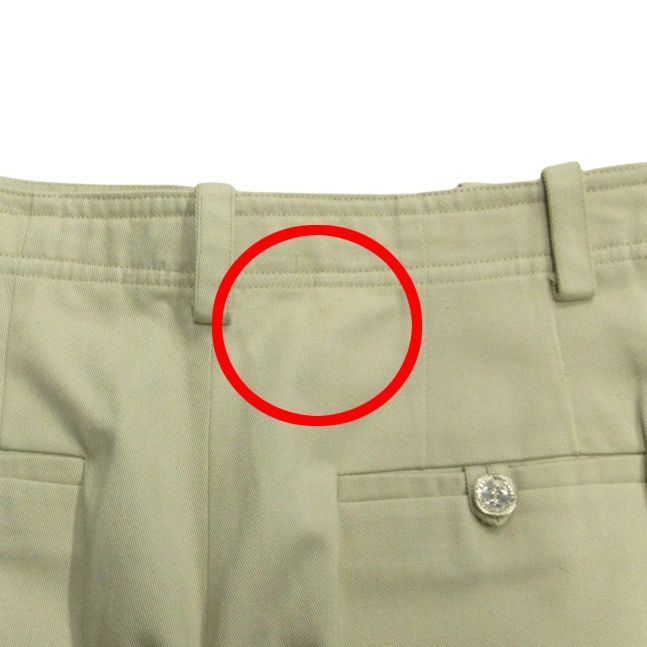 Chanel hmm de hmm Pants CC Logo Tale hmm Ji Beige LadySecond — view 8