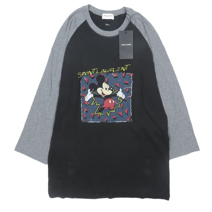 Saint Laurent Paris Disney le T XS Gray Black Second T-Shirt
