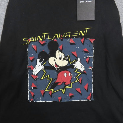 Saint Laurent Paris Disney le T XS Gray Black Second T-Shirt — view 3