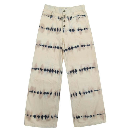 Dior hmmdio le Tie & Denim Pants 36 White LadySecond
