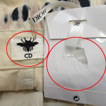 Dior hmmdio le Tie & Denim Pants 36 White LadySecond — view 9