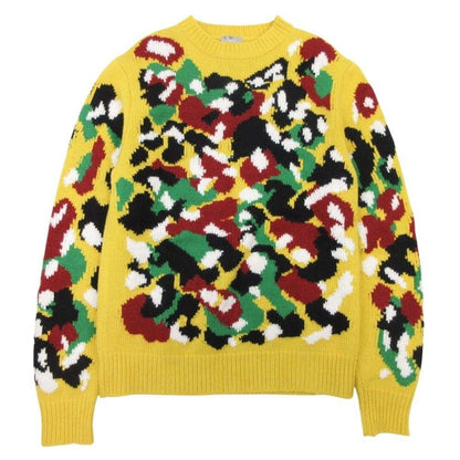 Dior Homme Dio le Ta De Knit Sweater To L Yellow Second
