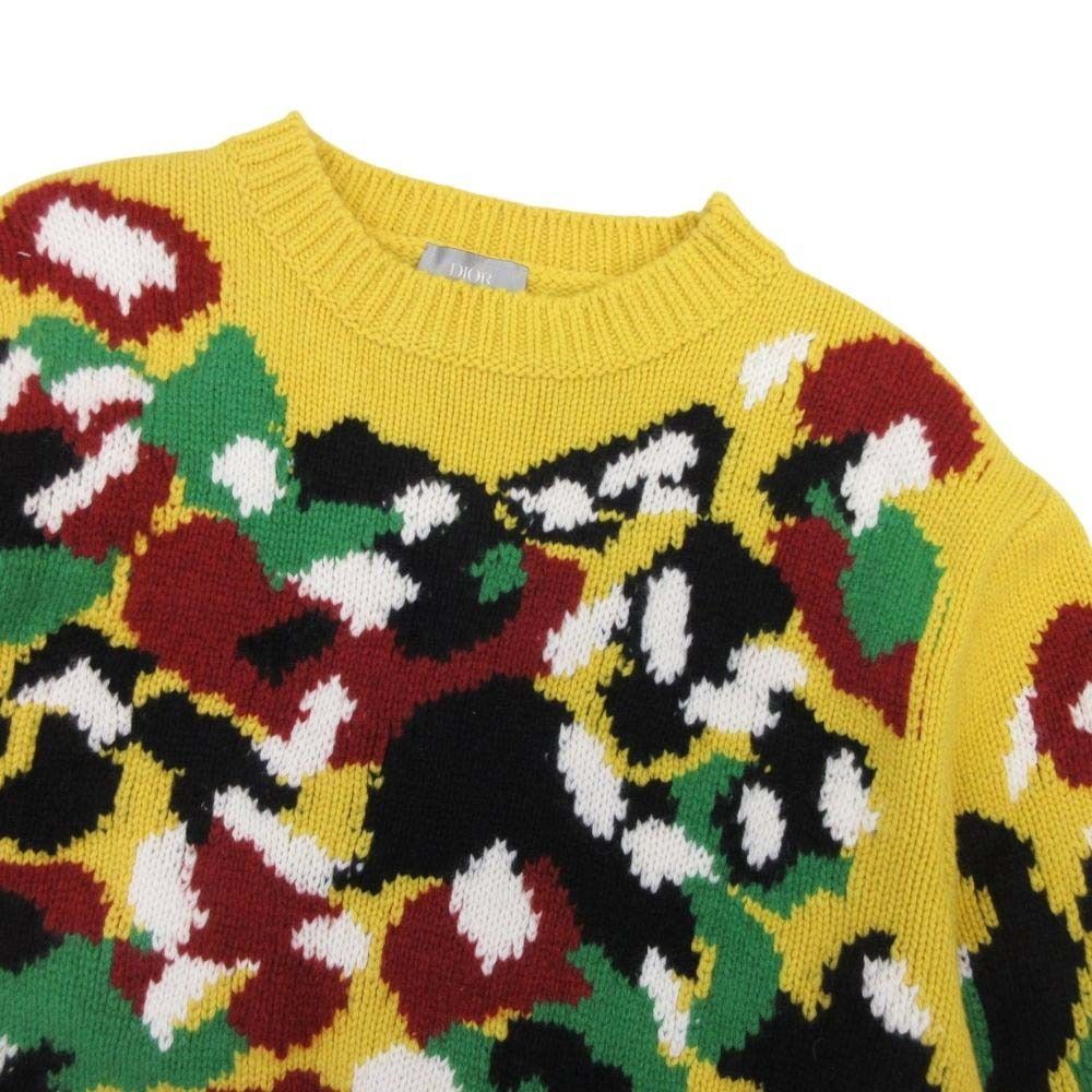 Dior Homme Dio le Ta De Knit Sweater To L Yellow Second — view 3