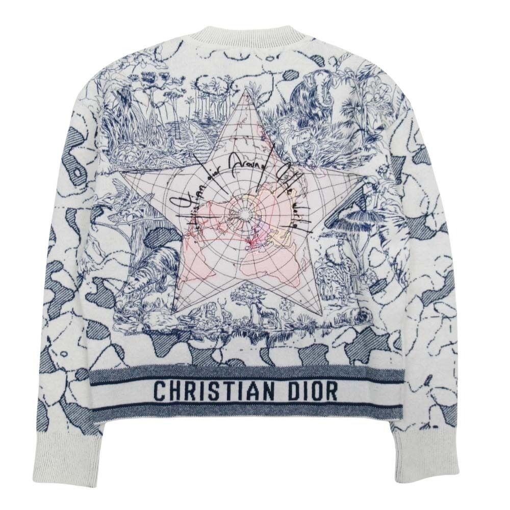 Dior hmmdio le Lede Cashmerecormorant le Knit Sweater 36 Gray Navy LadySecond — view 2