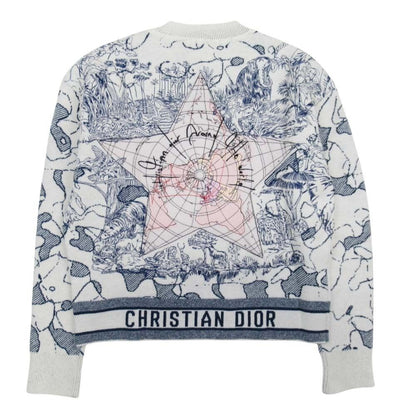 Dior hmmdio le Lede Cashmerecormorant le Knit Sweater 36 Gray Navy LadySecond — view 2