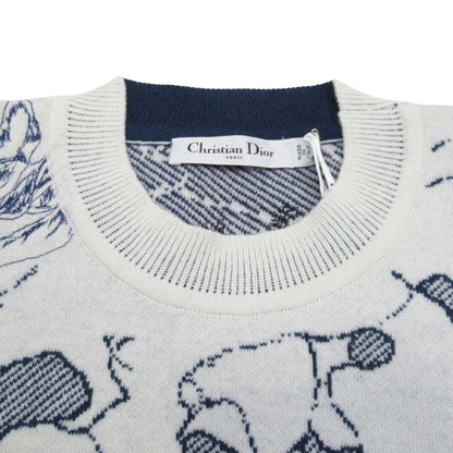 Dior hmmdio le Lede Cashmerecormorant le Knit Sweater 36 Gray Navy LadySecond — view 8