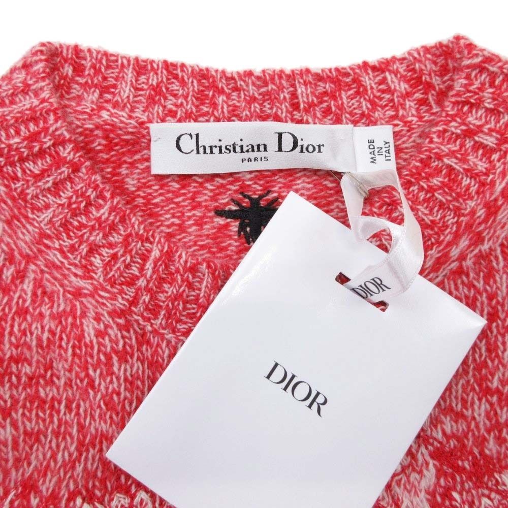Dior hmmdio le Amour hmmjiknit Heart Embroidery Sweater To 38 Red LadySecond — view 8