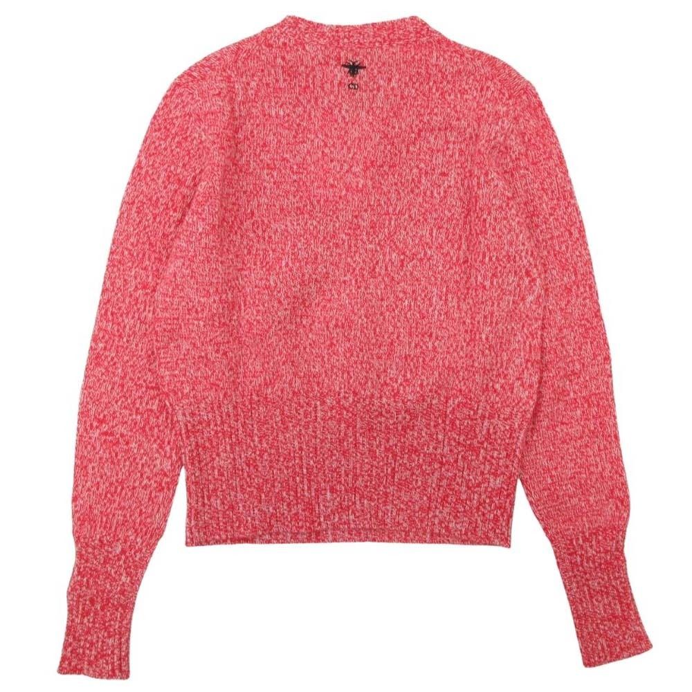 Dior hmmdio le Amour hmmjiknit Heart Embroidery Sweater To 38 Red LadySecond — view 2