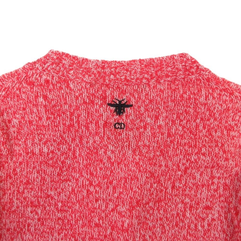 Dior hmmdio le Amour hmmjiknit Heart Embroidery Sweater To 38 Red LadySecond — view 6