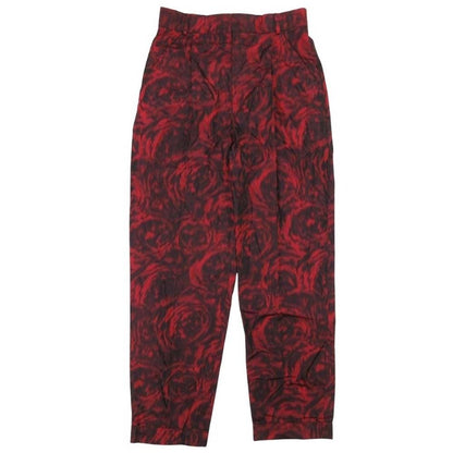 Dior hmmdio le Silk Tapants de Trousers 34 Red Black LadySecond Pants
