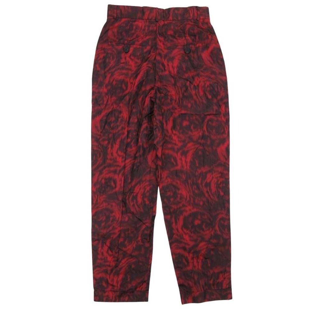 Dior hmmdio le Silk Tapants de Trousers 34 Red Black LadySecond Pants — view 2