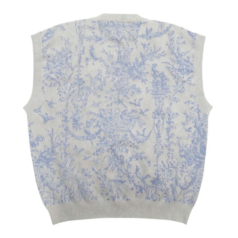 Dior Homme Dio le a O-ba Knit Vest de leo Sweater L Gray Second — view 2