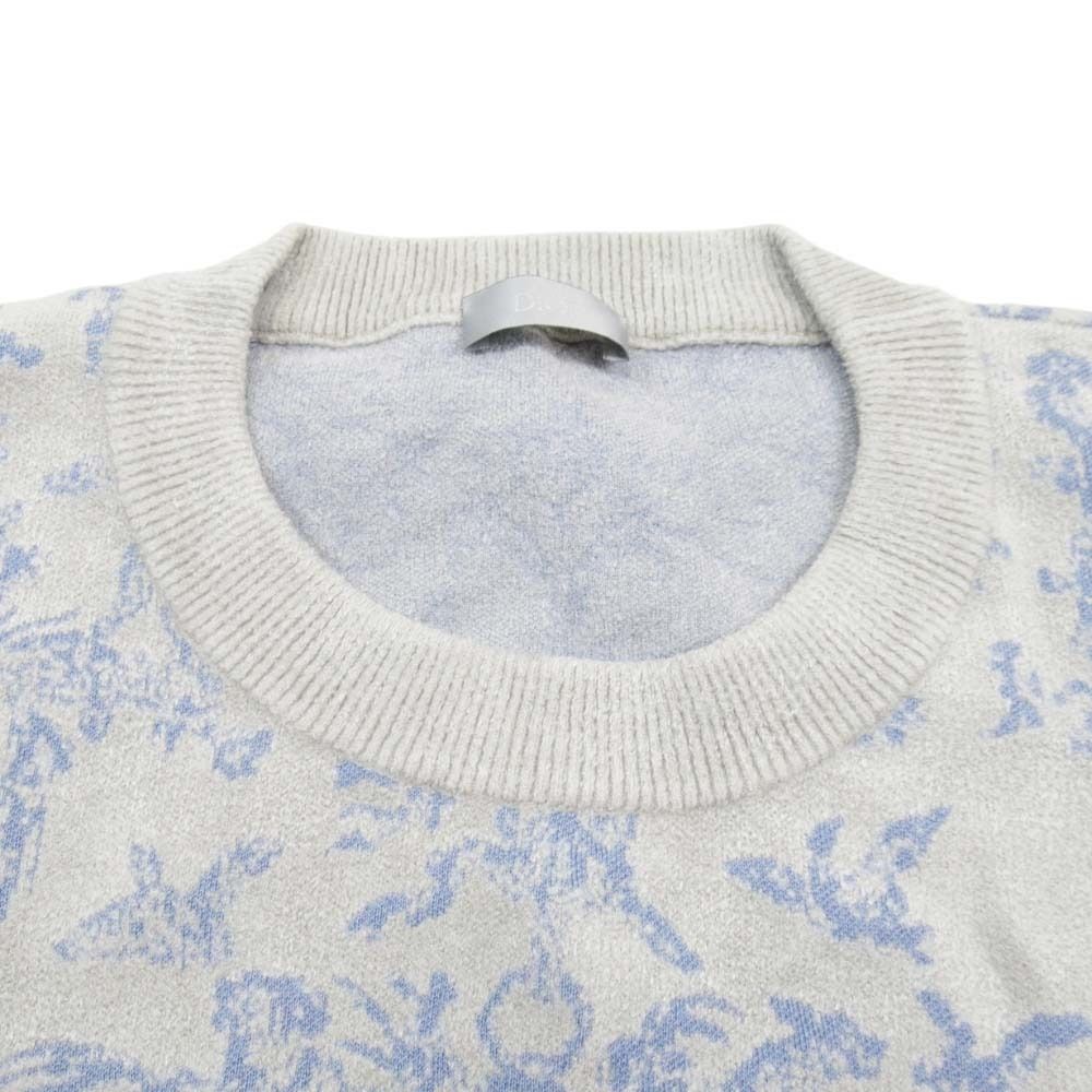 Dior Homme Dio le a O-ba Knit Vest de leo Sweater L Gray Second — view 5