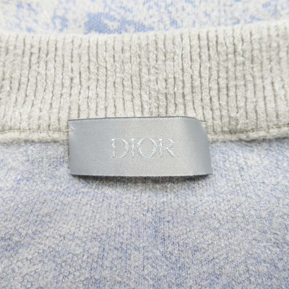 Dior Homme Dio le a O-ba Knit Vest de leo Sweater L Gray Second — view 7