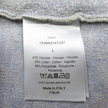 Dior Homme Dio le a O-ba Knit Vest de leo Sweater L Gray Second — view 8