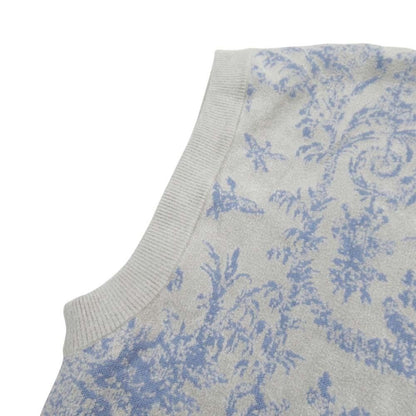 Dior Homme Dio le a O-ba Knit Vest de leo Sweater L Gray Second — view 6
