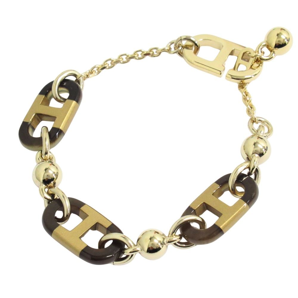 Hermes Shule le PM Bracelet hmm Chaine D'ancre T3 Gold LadySecond