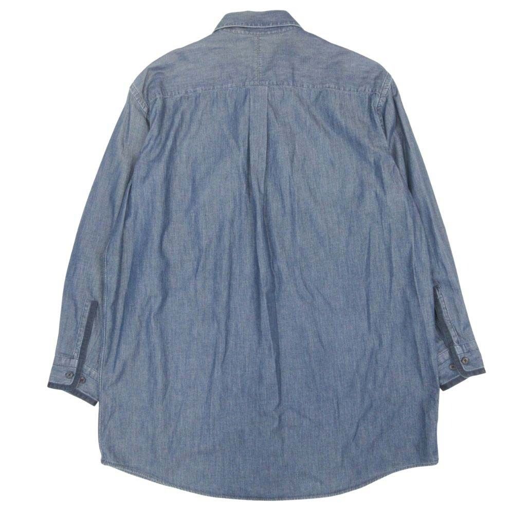 Louis Vuitton Logo Taleplate Denim Top To L Indigo Blue Second — view 2