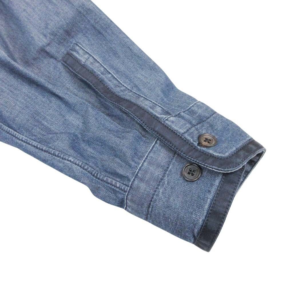 Louis Vuitton Logo Taleplate Denim Top To L Indigo Blue Second — view 7
