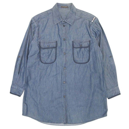 Louis Vuitton Logo Taleplate Denim Top To L Indigo Blue Second
