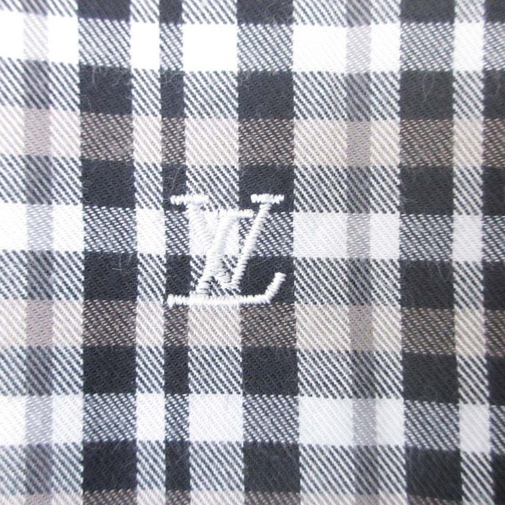 Louis Vuitton Top To LV Embroidery Cotton Logo XL Gray Second — view 5