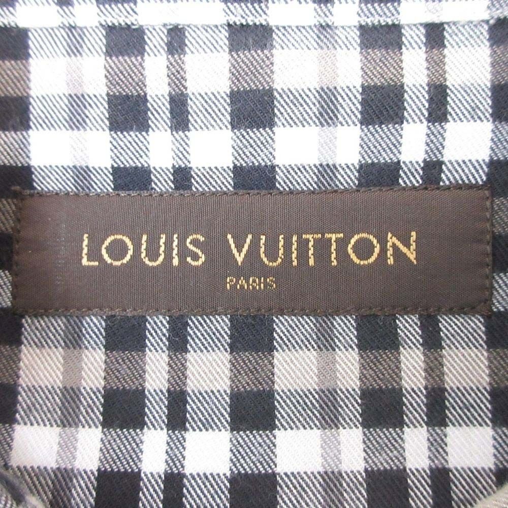 Louis Vuitton Top To LV Embroidery Cotton Logo XL Gray Second — view 7