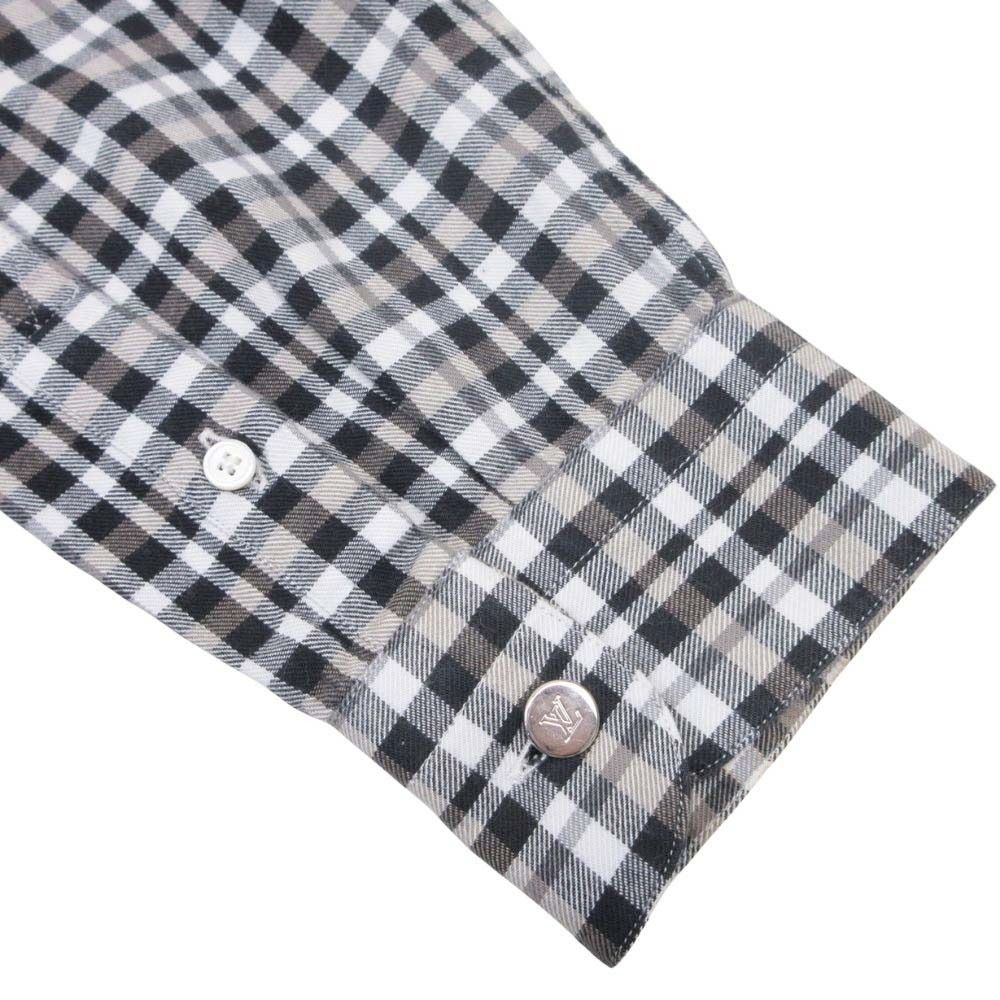 Louis Vuitton Top To LV Embroidery Cotton Logo XL Gray Second — view 4