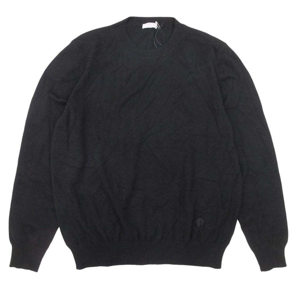 Dior Homme Dio le Knit Logo Ji Sweater le XXL Black Second