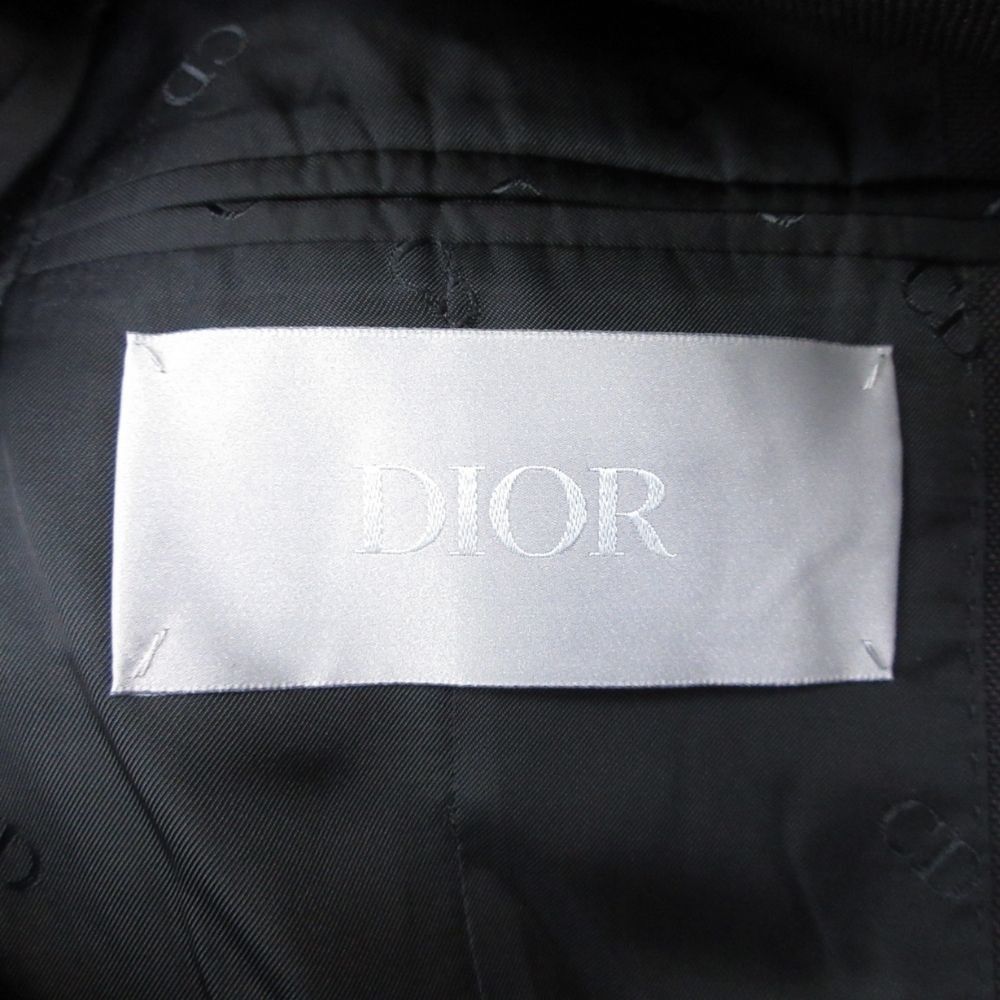 Dior Homme Dio le Longjacket Jacket Coat Acormorantta 48 Black Second — view 8