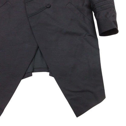 Dior Homme Dio le Longjacket Jacket Coat Acormorantta 48 Black Second — view 6