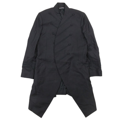 Dior Homme Dio le Longjacket Jacket Coat Acormorantta 48 Black Second