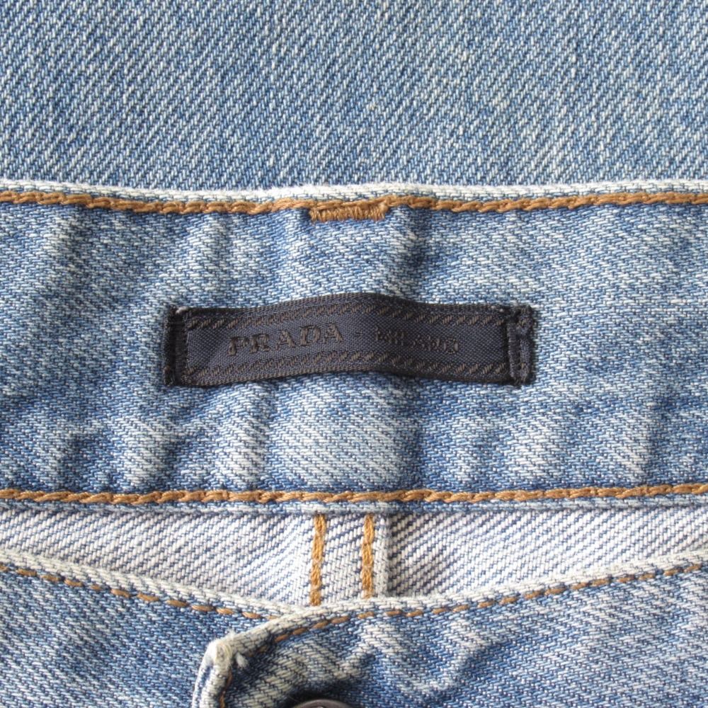 Prada Denim Pants a Blue Second — view 8