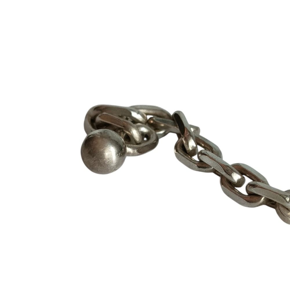 Hermes Leather Pumpkin Charm Orange Keychain — view 6