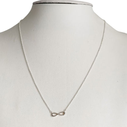 Tiffany & Co Infinity Chain Pendant Necklace Silver — view 6