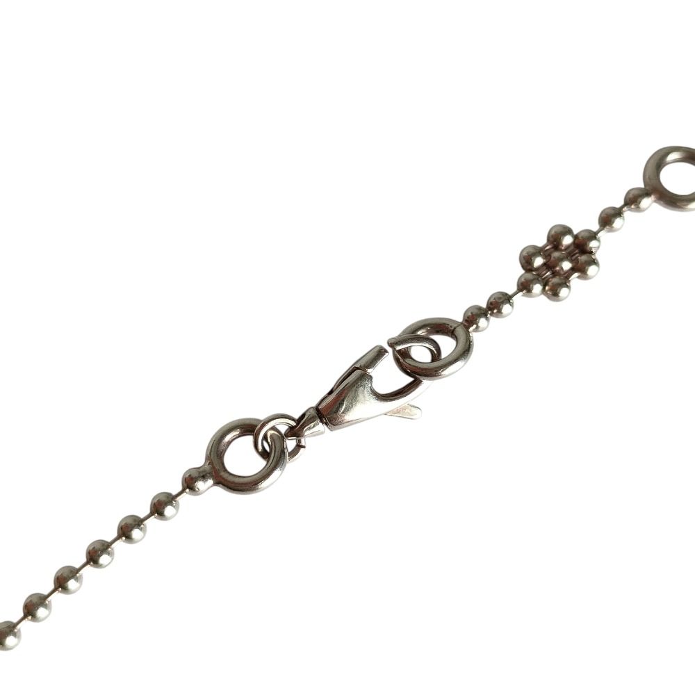 Gucci Interlocking Ball Chain Necklace Silver — view 5