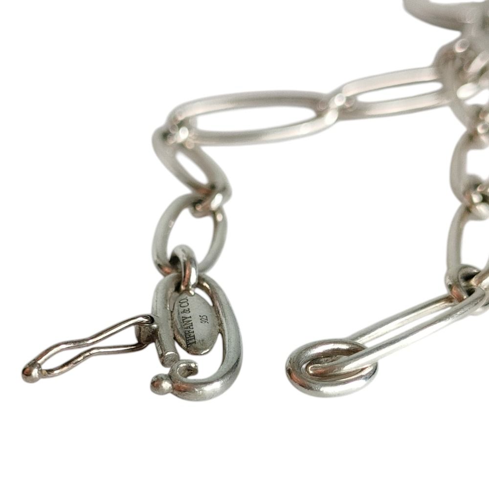 Tiffany & Co Elsa Peretti Oval Chain Link Bracelet Silver — view 6