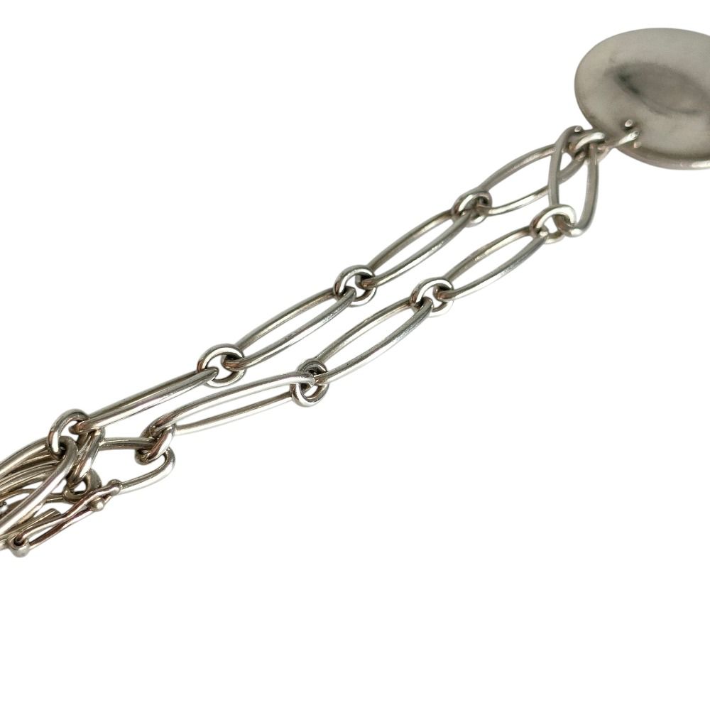 Tiffany & Co Elsa Peretti Oval Chain Link Bracelet Silver — view 5