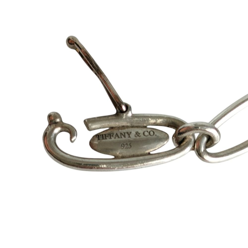 Tiffany & Co Elsa Peretti Oval Chain Link Bracelet Silver — view 7