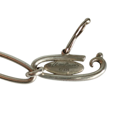 Tiffany & Co Elsa Peretti Oval Chain Link Bracelet Silver — view 8