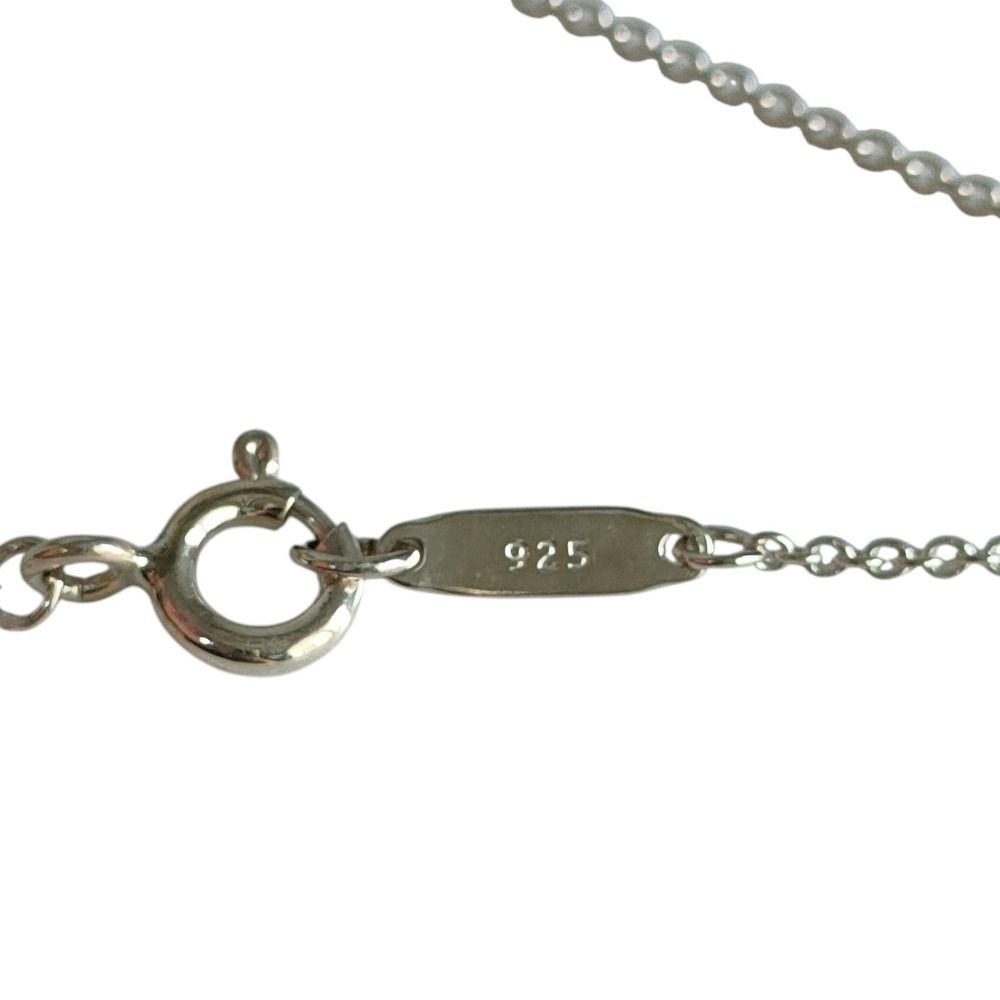 Tiffany & Co Triple Sleek Chain Pendant Necklace Silver — view 7