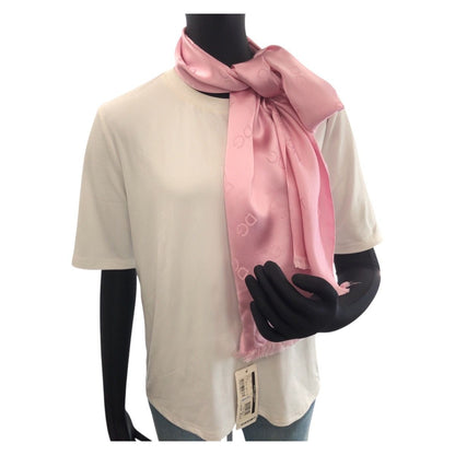 Dolce & Gabbana Pink Silk Scarf — view 4