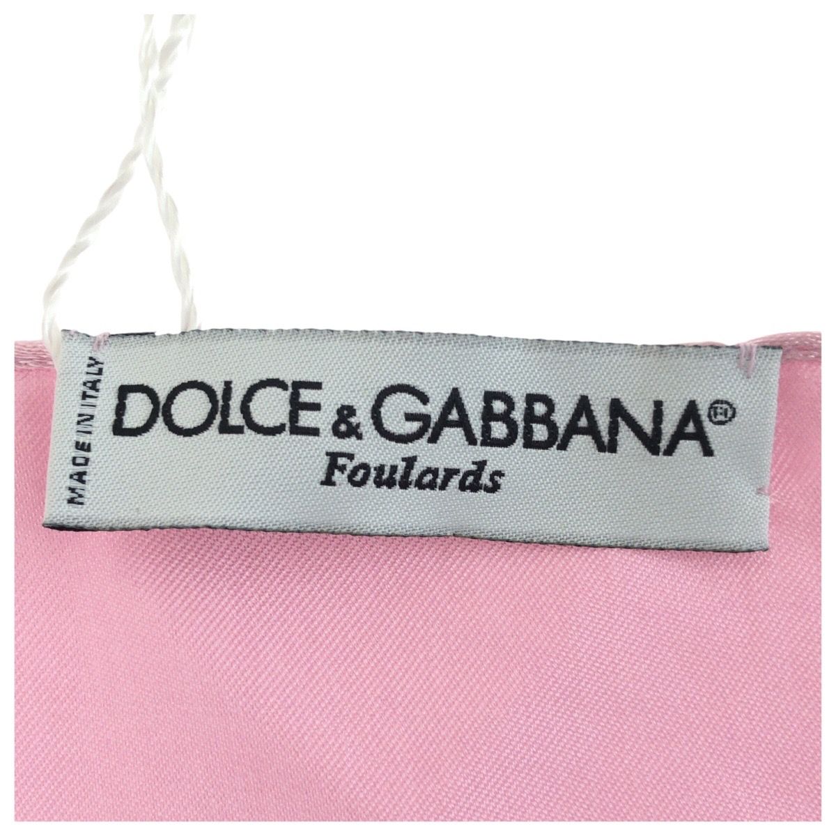 Dolce & Gabbana Pink Silk Scarf — view 2