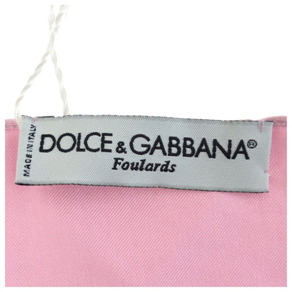 Dolce & Gabbana Pink Silk Scarf — view 2