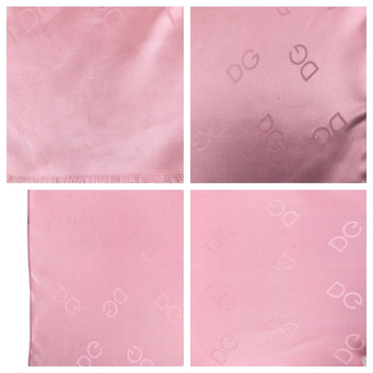 Dolce & Gabbana Pink Silk Scarf — view 3