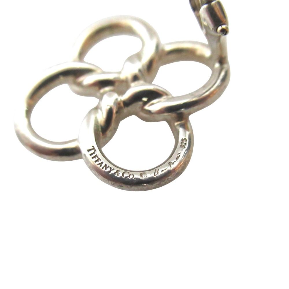 Tiffany & Co Elsa Peretti Quadro Folio Clover Clip Earrings 925 Sterling Silver — view 4