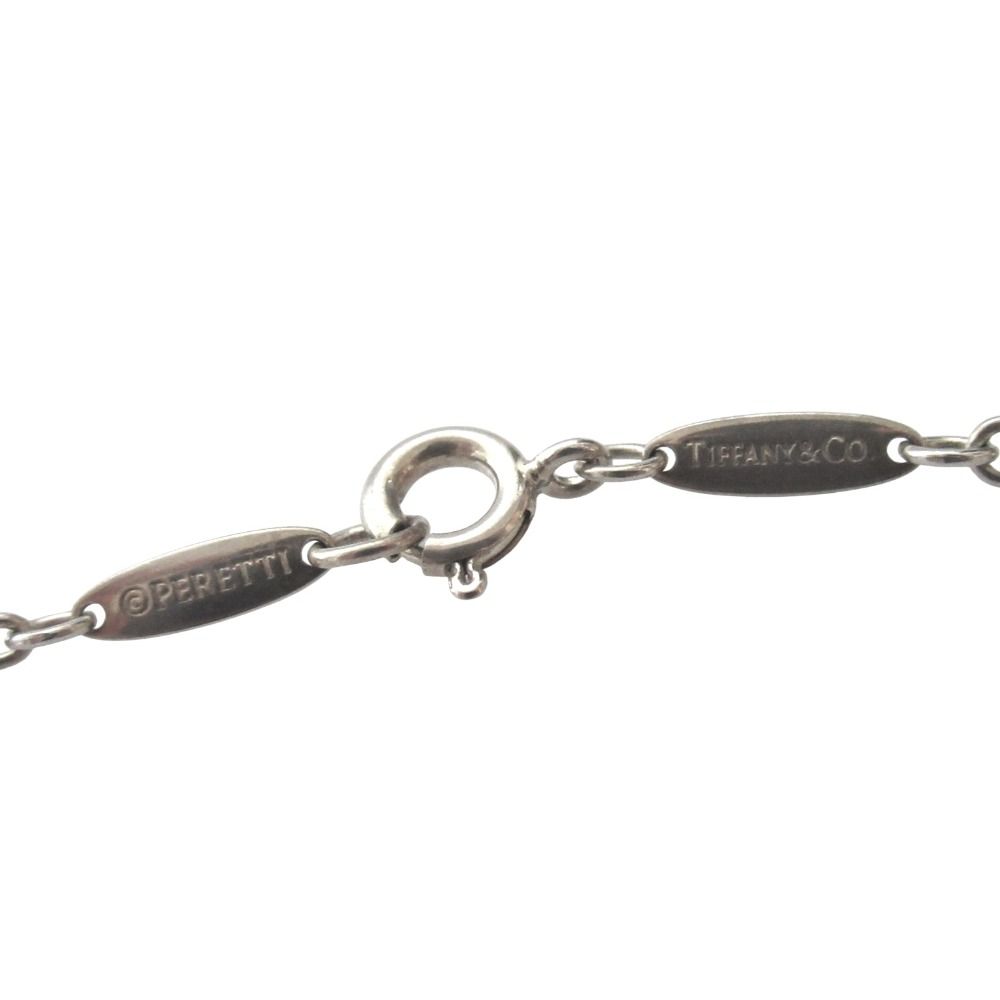 Tiffany & Co Teardrop Lariat Necklace Pendant 925 Sterling Silver — view 4