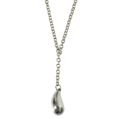 Tiffany & Co Teardrop Lariat Necklace Pendant 925 Sterling Silver
