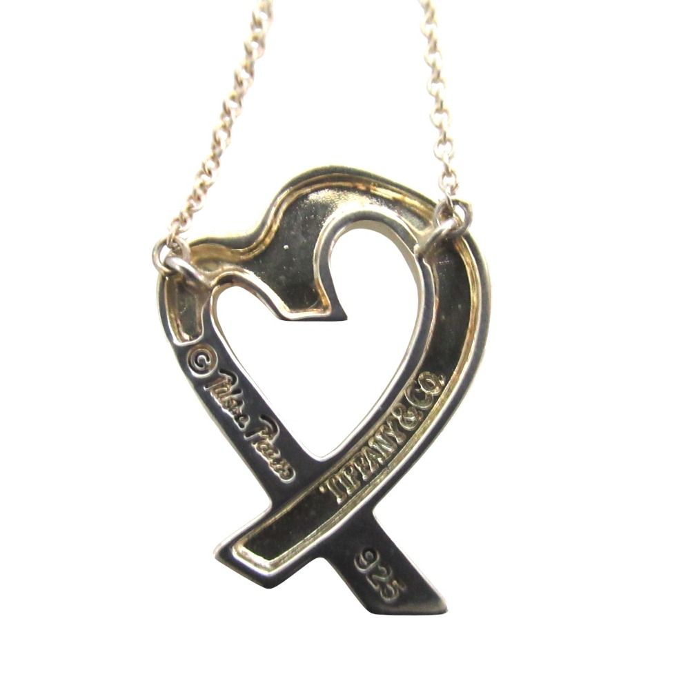 Tiffany & Co Paloma Picasso Loving Heart Necklace Pendant 925 Sterling Silver — view 2